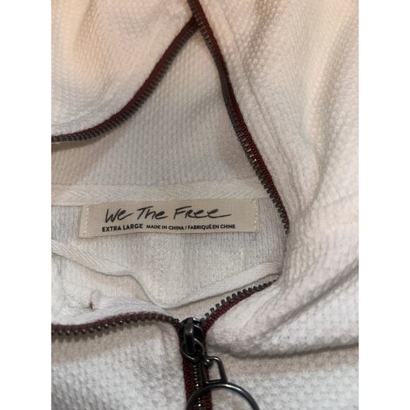 We The Free Fast Lane Half-Zip Long sleeve waffle knit top size xl - Picture 3 of 3